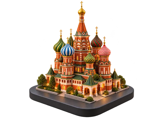 Миниатюра собора Василия Блаженного